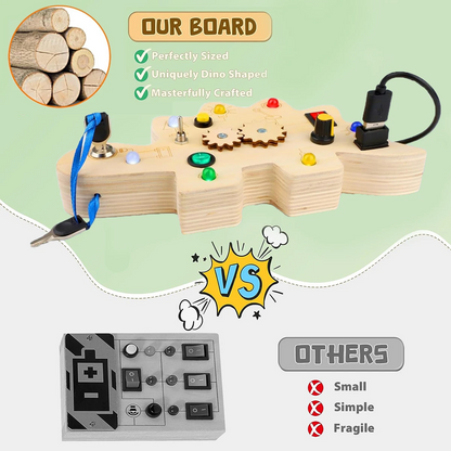 Skorter | Creative Dino Dot Board - Busy Board For Toddlers