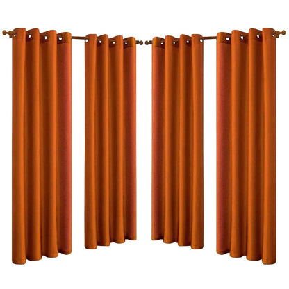 Skorter | 4-Pack: Faux-Silk Grommet Panels with Eyelets