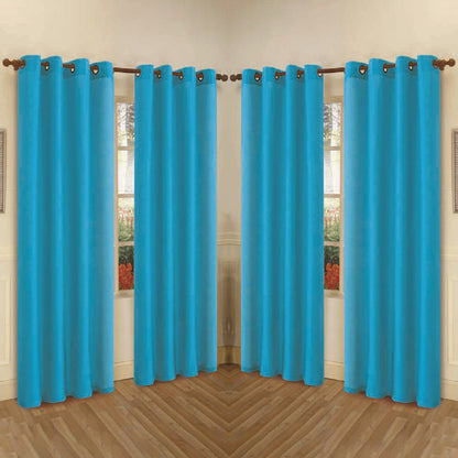 Skorter | 4-Pack: Faux-Silk Grommet Panels with Eyelets