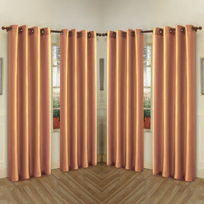 Skorter | 4-Pack: Faux-Silk Grommet Panels with Eyelets