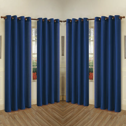 Skorter | 4-Pack: Faux-Silk Grommet Panels with Eyelets