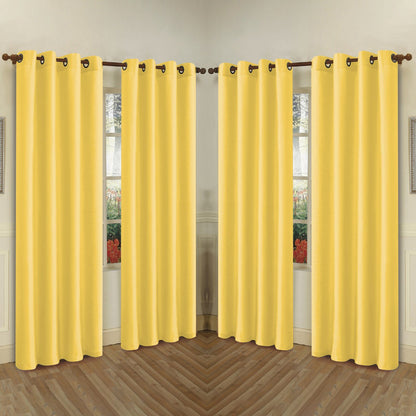 Skorter | 4-Pack: Faux-Silk Grommet Panels with Eyelets