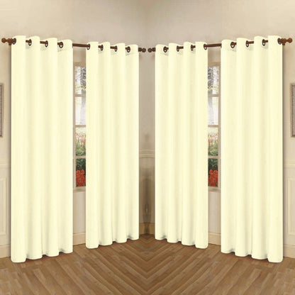 Skorter | 4-Pack: Faux-Silk Grommet Panels with Eyelets