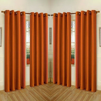 Skorter | 4-Pack: Faux-Silk Grommet Panels with Eyelets