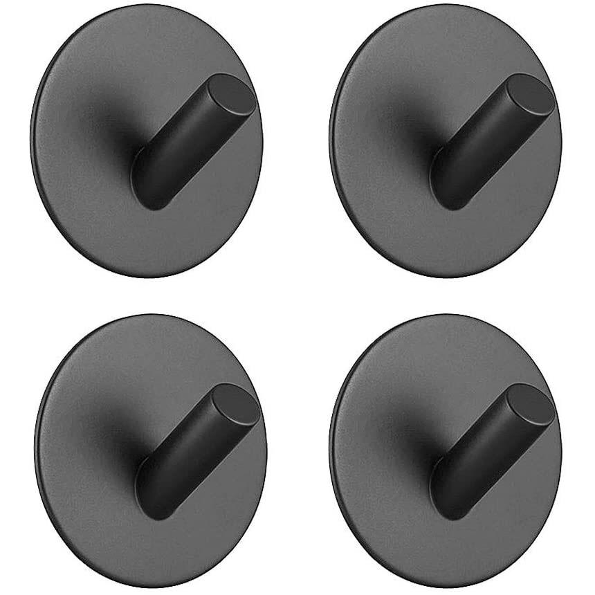 Skorter | 4-Pack: Heavy Duty Durable 304 Stainless Steel Wall Hooks