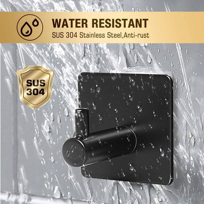 Skorter | 4-Pack: Heavy Duty Durable 304 Stainless Steel Wall Hooks