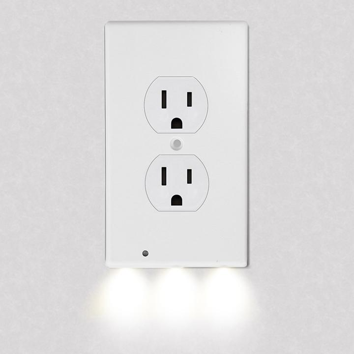 Skorter | 4-Pack: LED Night Light Plug Cover - Assorted Styles