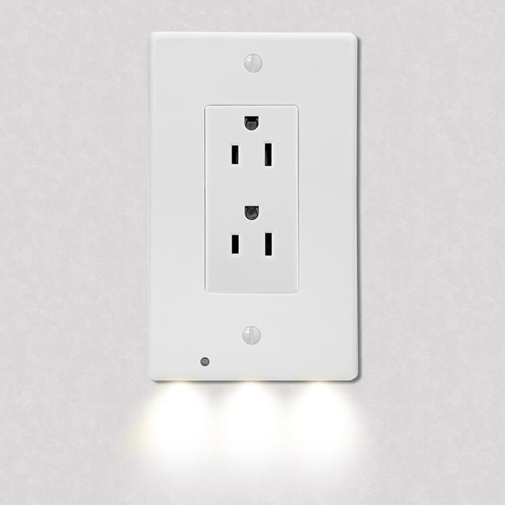 Skorter | 4-Pack: LED Night Light Plug Cover - Assorted Styles