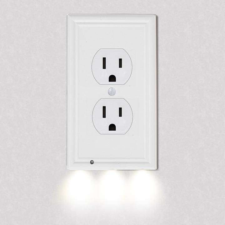 Skorter | 4-Pack: LED Night Light Plug Cover - Assorted Styles