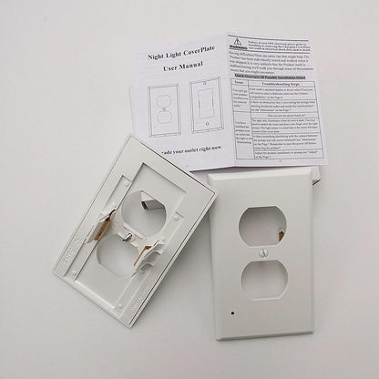 Skorter | 4-Pack: LED Night Light Plug Cover - Assorted Styles