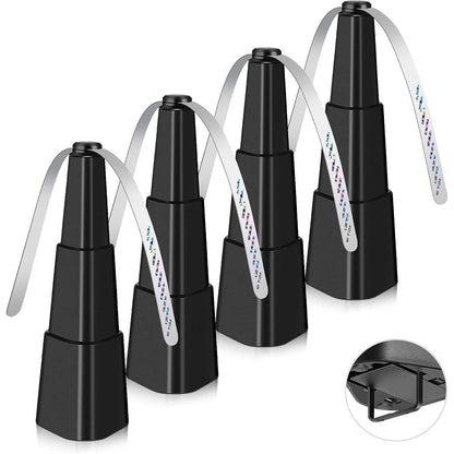 Skorter | 4-Pack: Portable Table Air Fan Fly Spinner with Holographic Blades