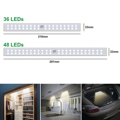 Skorter | 4-Pack: Party anywhere LED motion sensor light