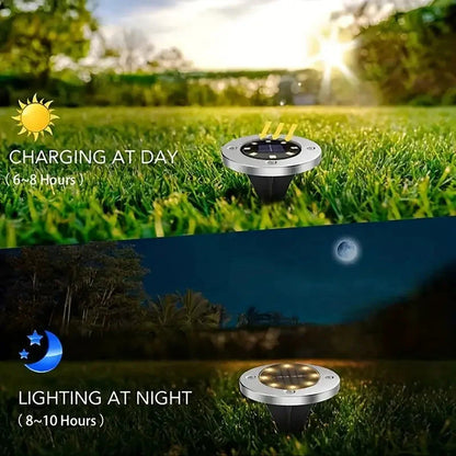 Skorter | 4-Pack: Waterproof Solar Garden Lights