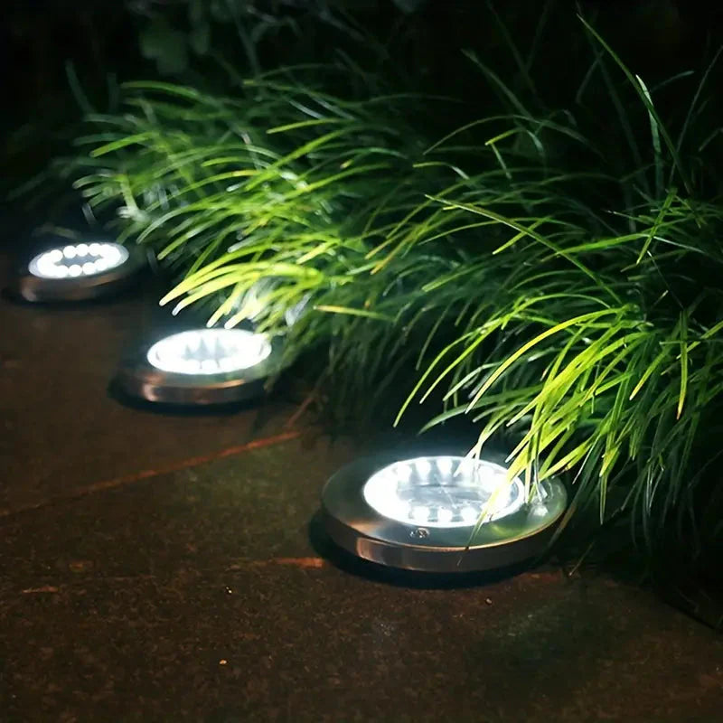 Skorter | 4-Pack: Waterproof Solar Garden Lights