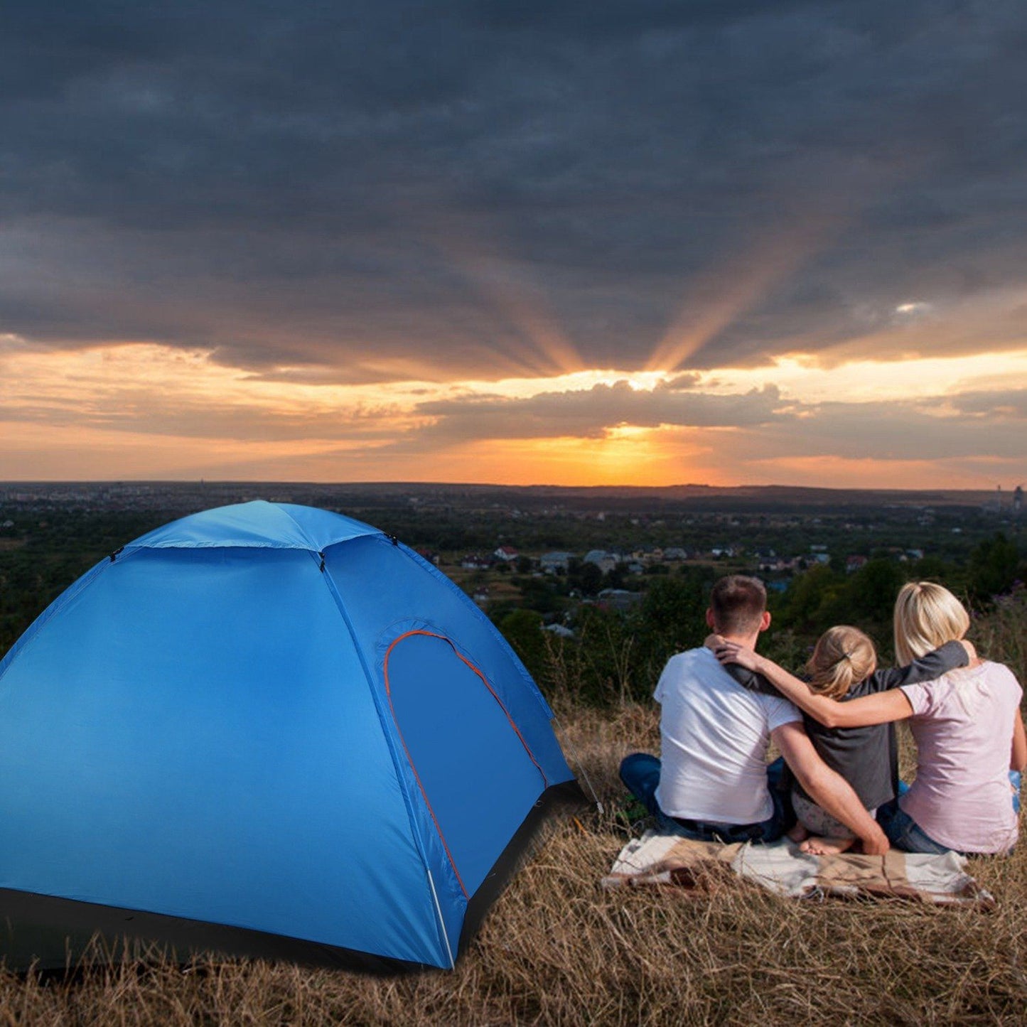 Skorter | 4 Person Camping Waterproof Tent
