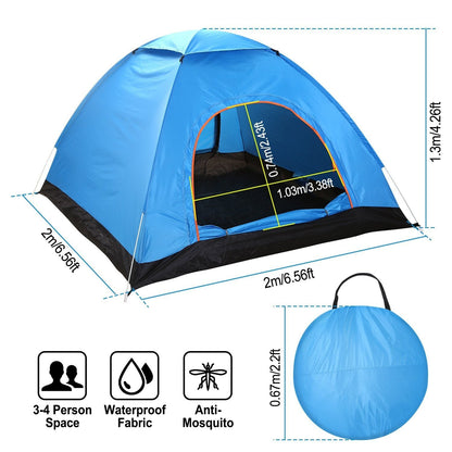 Skorter | 4 Person Camping Waterproof Tent
