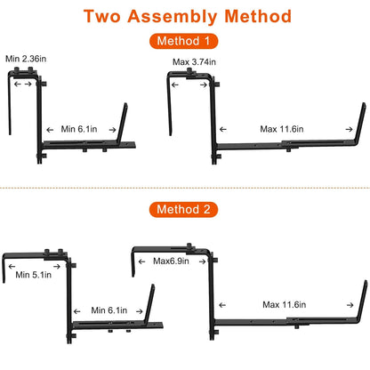 Skorter | 4-piece: Adjustable planter box brackets