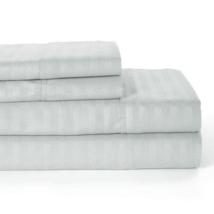 Skorter | 4-piece: Lux Decor Collection Stripe Bedding Set