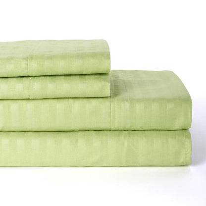 Skorter | 4-piece: Lux Decor Collection Stripe Bedding Set