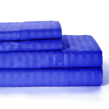 Skorter | 4-piece: Lux Decor Collection Stripe Bedding Set