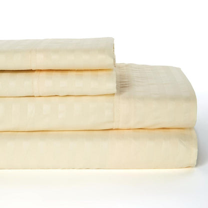 Skorter | 4-piece: Lux Decor Collection Stripe Bedding Set
