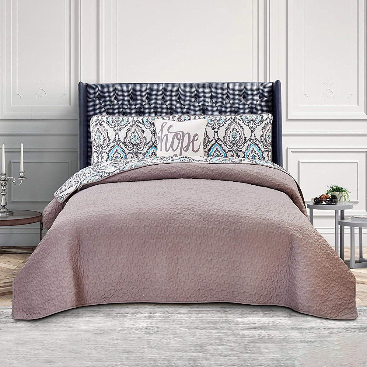 Skorter | 4-piece: Reversible Quilt Set - Assorted Styles