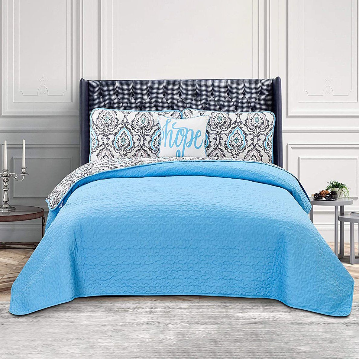 Skorter | 4-piece: Reversible Quilt Set - Assorted Styles