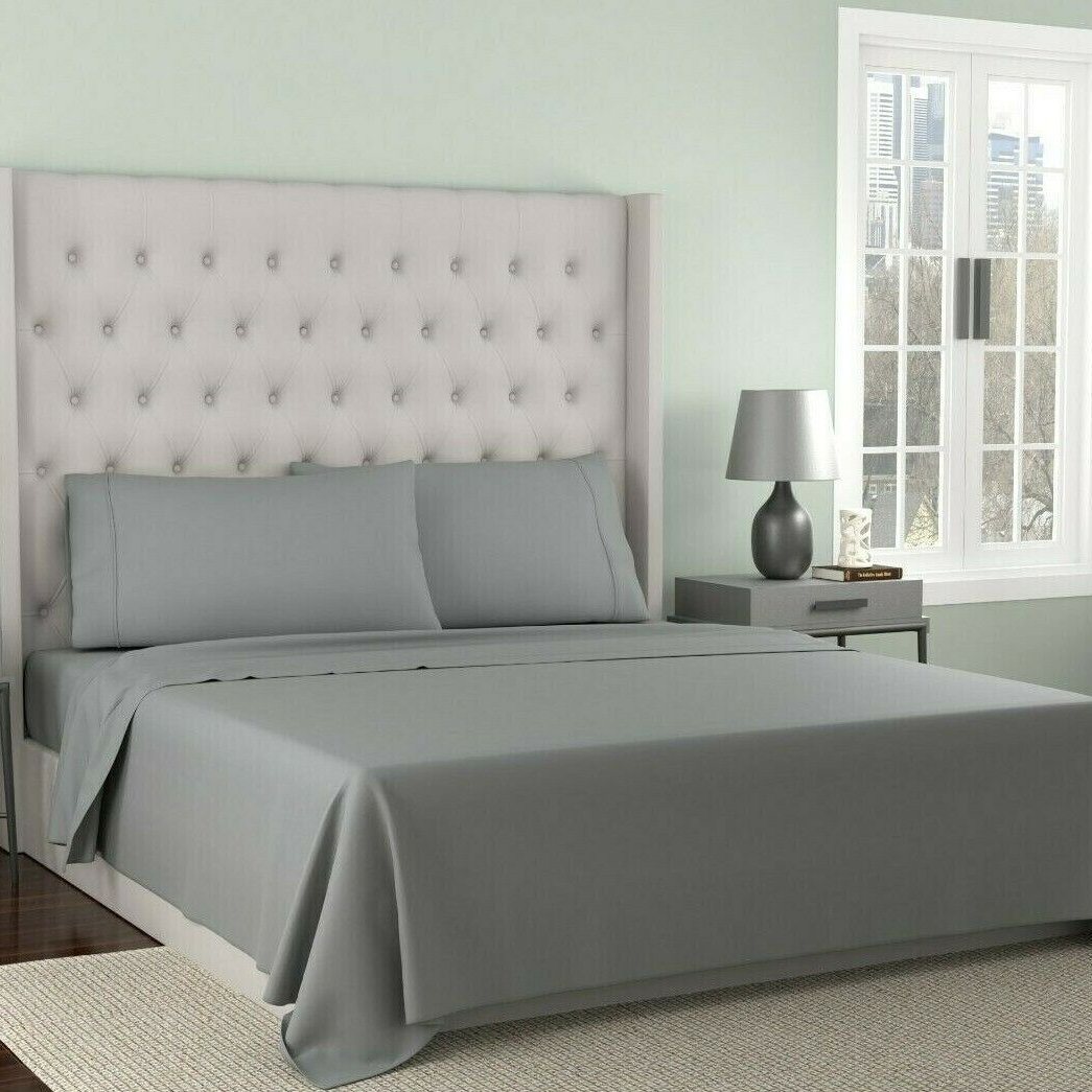 Skorter | 4-piece set: Kathy Ireland 300 thread count 100% organic cotton percale