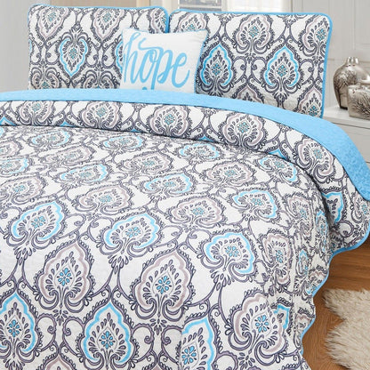 Skorter | 4-piece set: Printed pattern quilt set