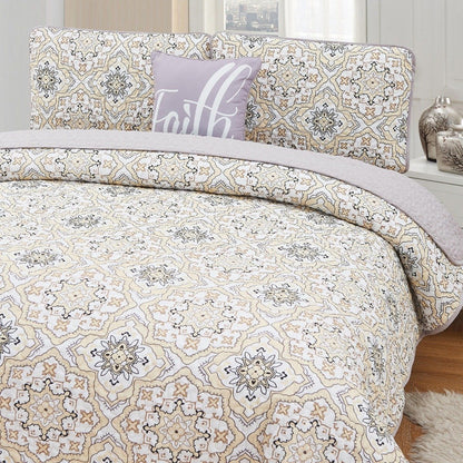 Skorter | 4-piece set: Printed pattern quilt set