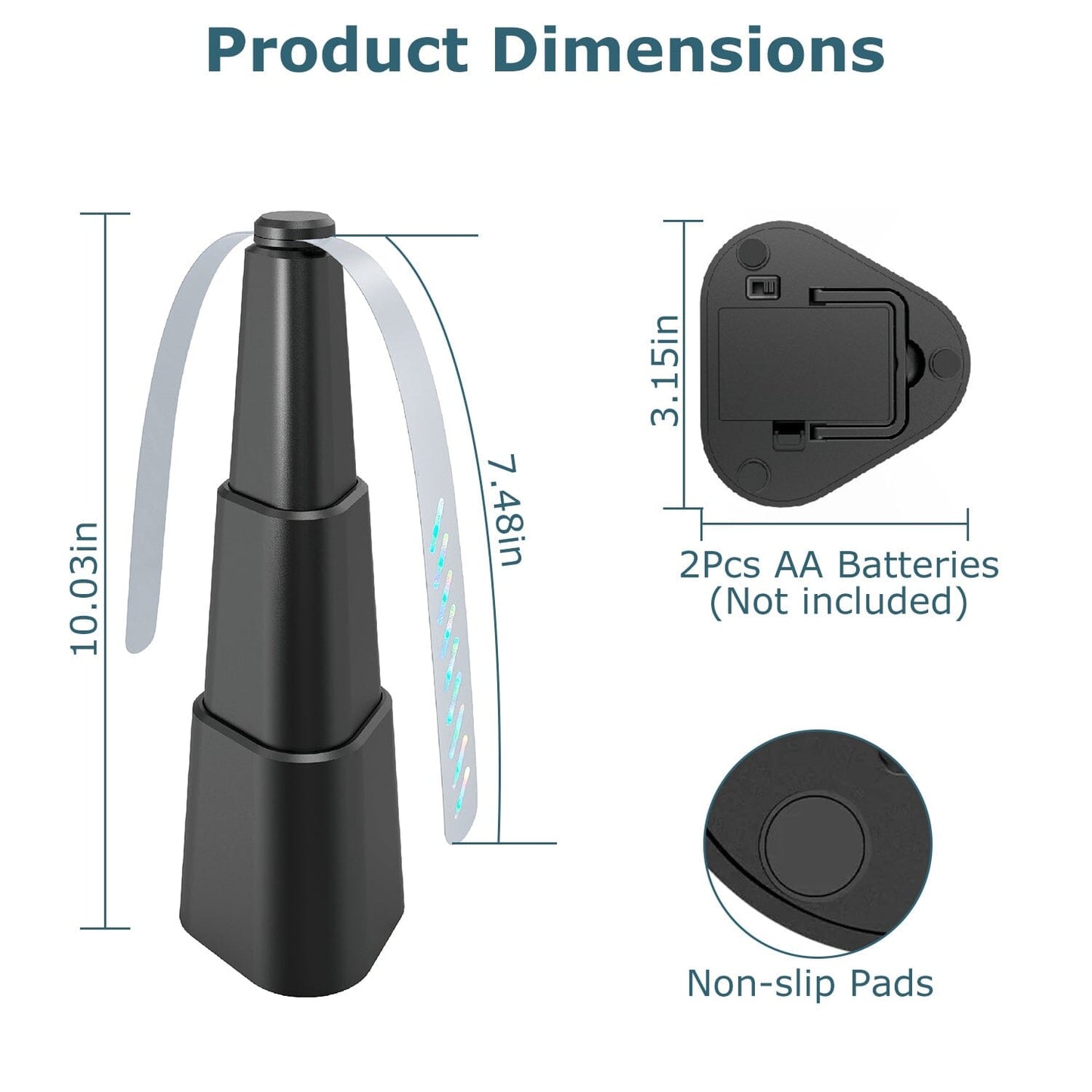 Skorter | 4-Piece: Fly Repellent Fan Table Battery Operated Insect Repellent