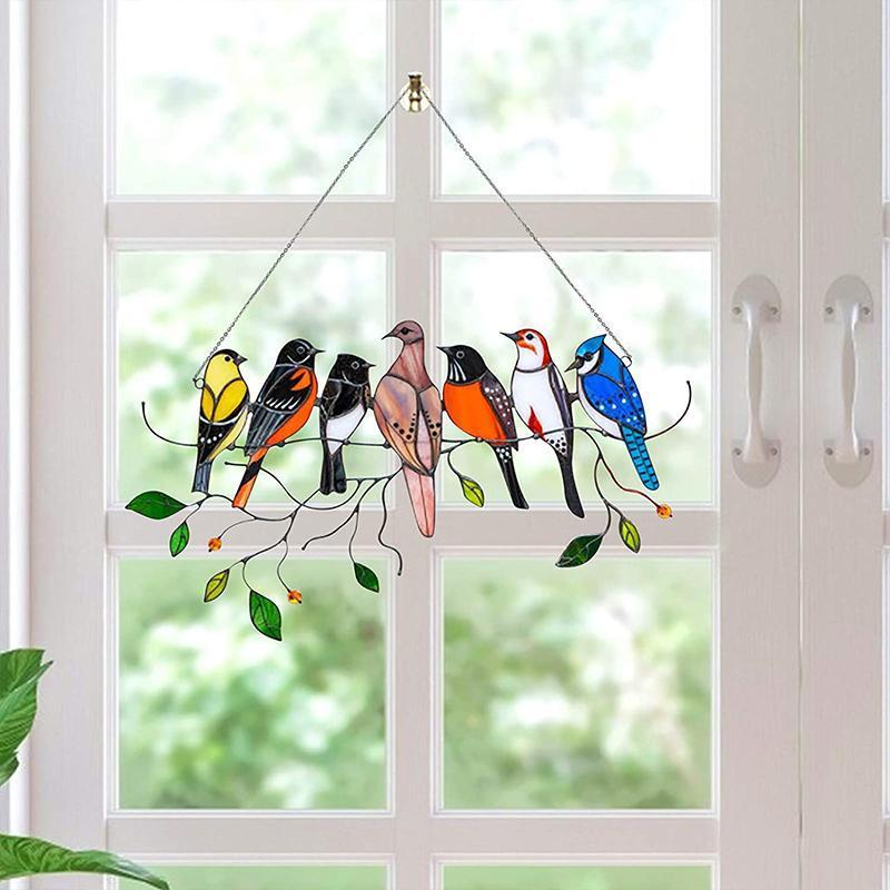 Skorter | Colorful Bird Window Hanger Sun Seeker