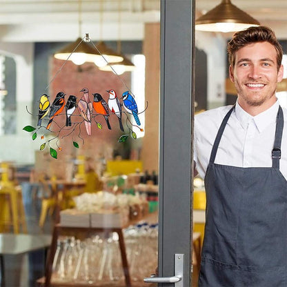 Skorter | Colorful Bird Window Hanger Sun Seeker