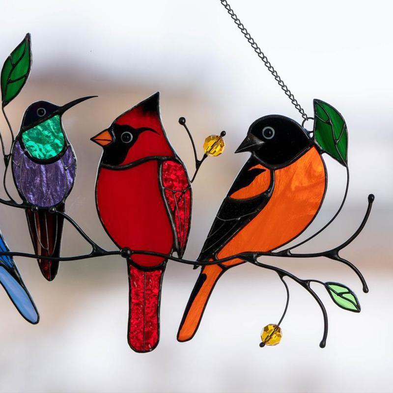 Skorter | Colorful Bird Window Hanger Sun Seeker