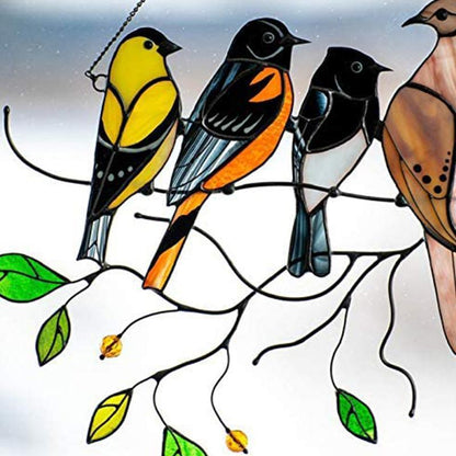Skorter | Colorful Bird Window Hanger Sun Seeker