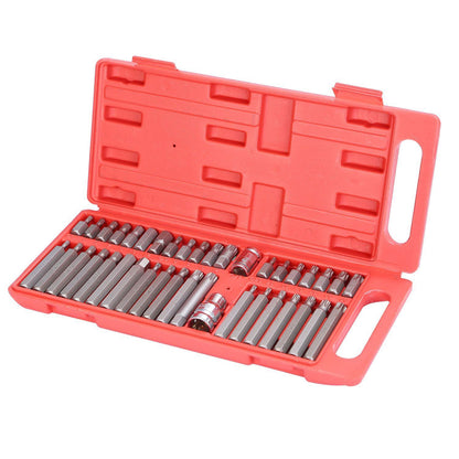 Skorter | 40-piece: Socket Bit Set Hex Torx Spine