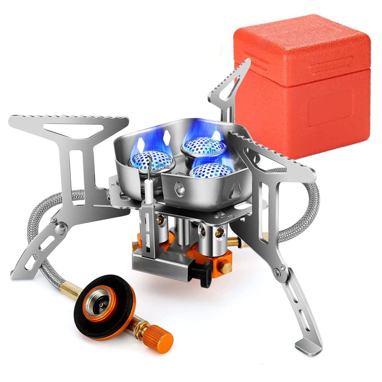 Skorter | 4000W Portable Camping Stove Foldable Powerful Gas Stove Backpacking Burner