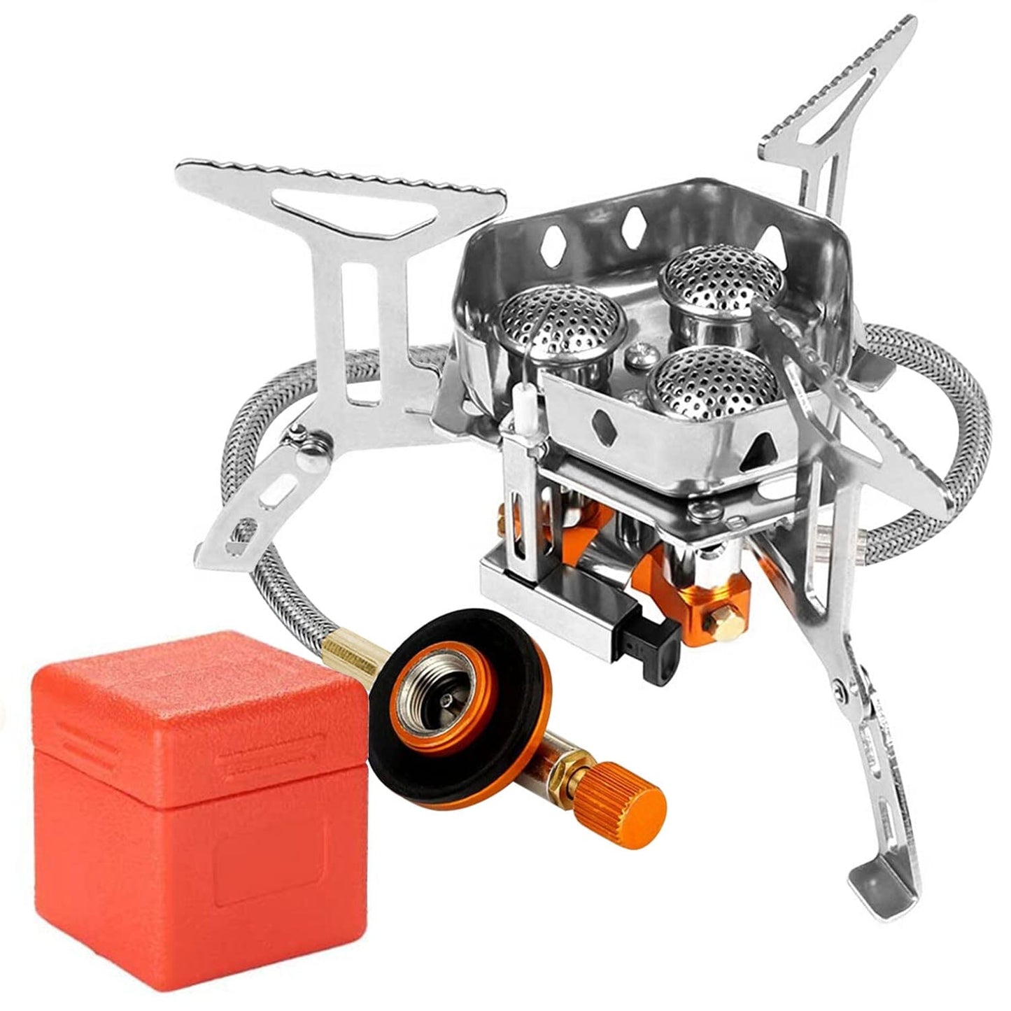 Skorter | 4000W Portable Camping Stove Foldable Powerful Gas Stove Backpacking Burner