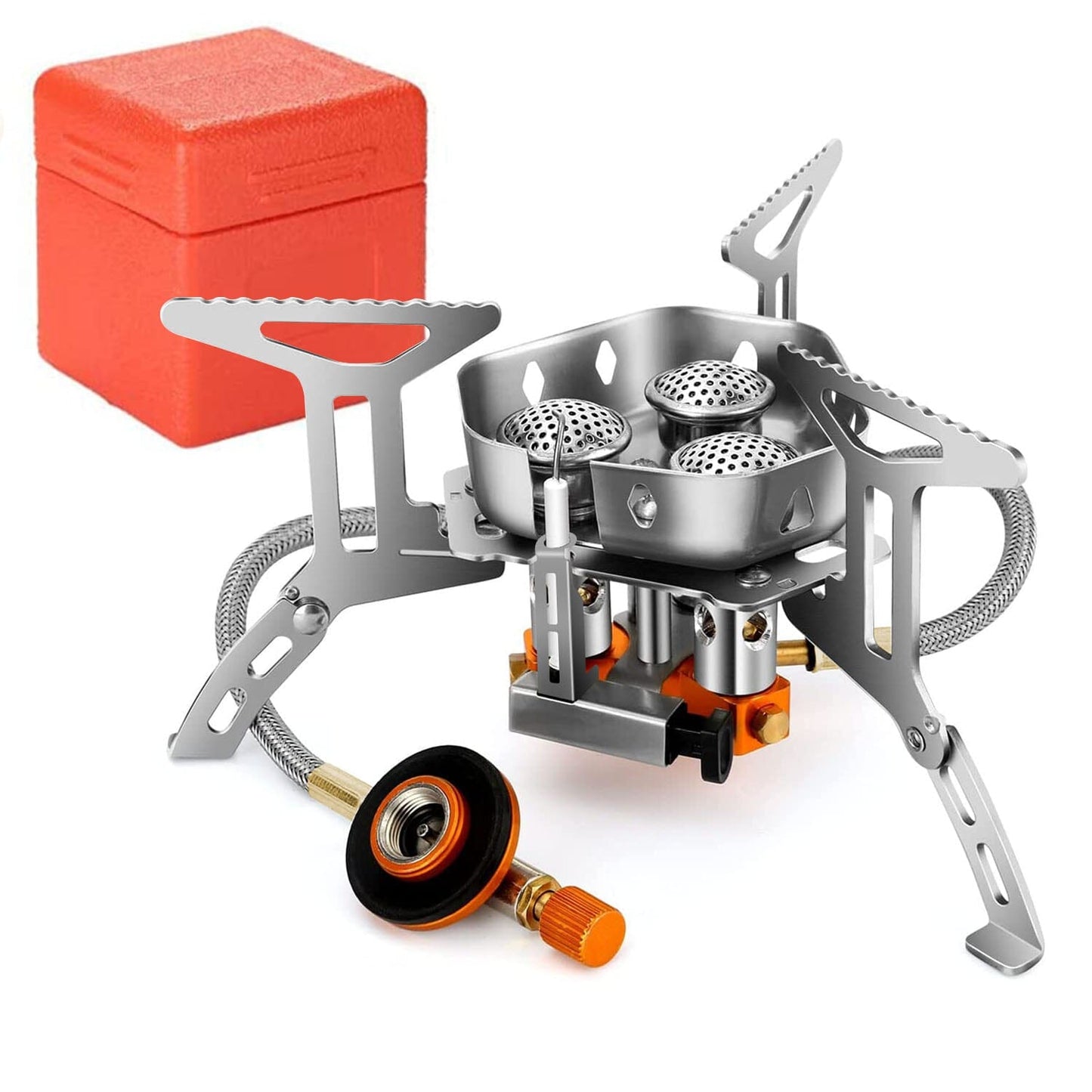 Skorter | 4000W Portable Camping Stove Foldable Powerful Gas Stove Backpacking Burner