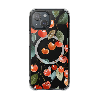 Skorter | Cherries Magnetic Clear Case for iPhone Series
