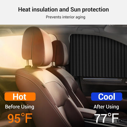 Skorter | Universal Fit Magnetic Car Side Window Privacy Sunshade