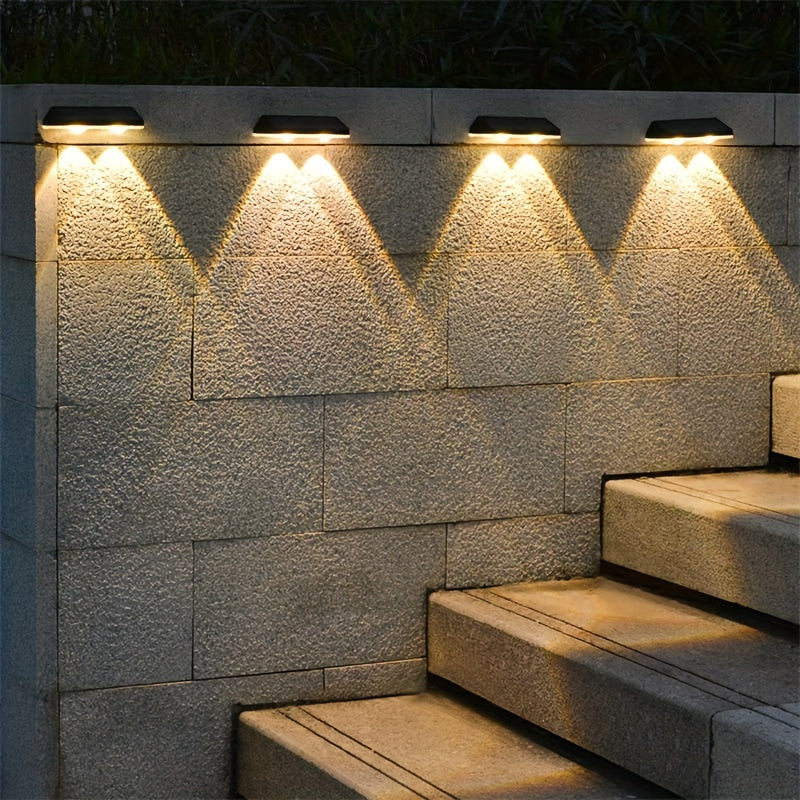 Skorter | SolarShine - 2 Piece Solar Wall Lamps with Color Change and Warm Light