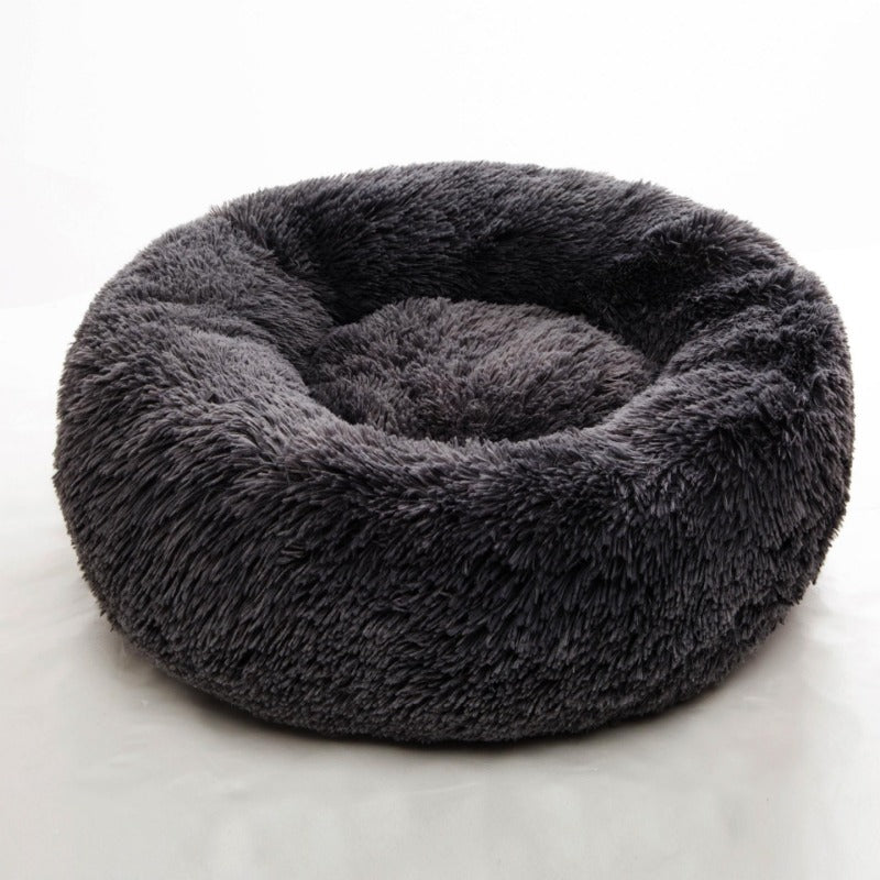 Skorter | Beef Plush Calming Donut Dog Bed for Small to Large Dogs