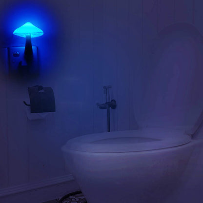 Skorter | Ausaye 4 Pack Mushroom Lamp Led Night Light - Blue Plug-In Night Light for Kids & Adults