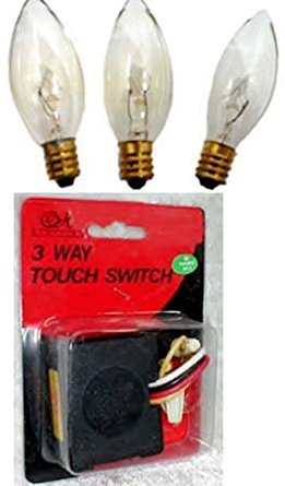 Skorter | Ok Lighting Touch Lamp Repair Kit - Glass Components for Simple Repairs and Upgrades