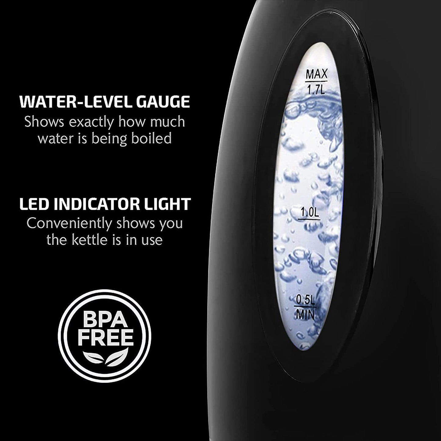 Skorter | Electric Kettle - Wireless with Automatic Shut-off and Boil Dry Protection