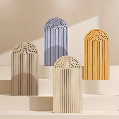 Skorter | Curved Felt Notice Board – Large Self-Adhesive Wall Decoration made of Polyester Felt