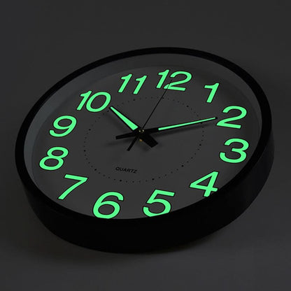 Skorter | Silent LED Wall Clock 12" for Classroom