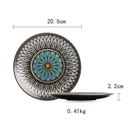 Skorter plates and round in ceramic