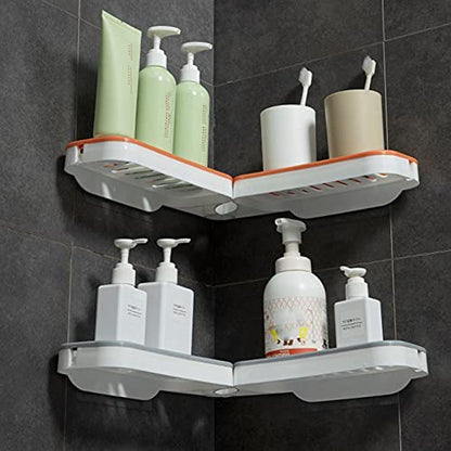 skorter | Bathroom 180 Rotatable Corner Shelf No Drilling